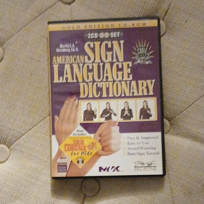 MK Multimedia 2000 American Sign Language Dictionary 2 CD-ROM Set Windows