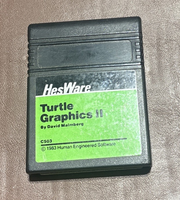 Turtle Graphics II Cartridge Commodore 64 - Untested AS-IS