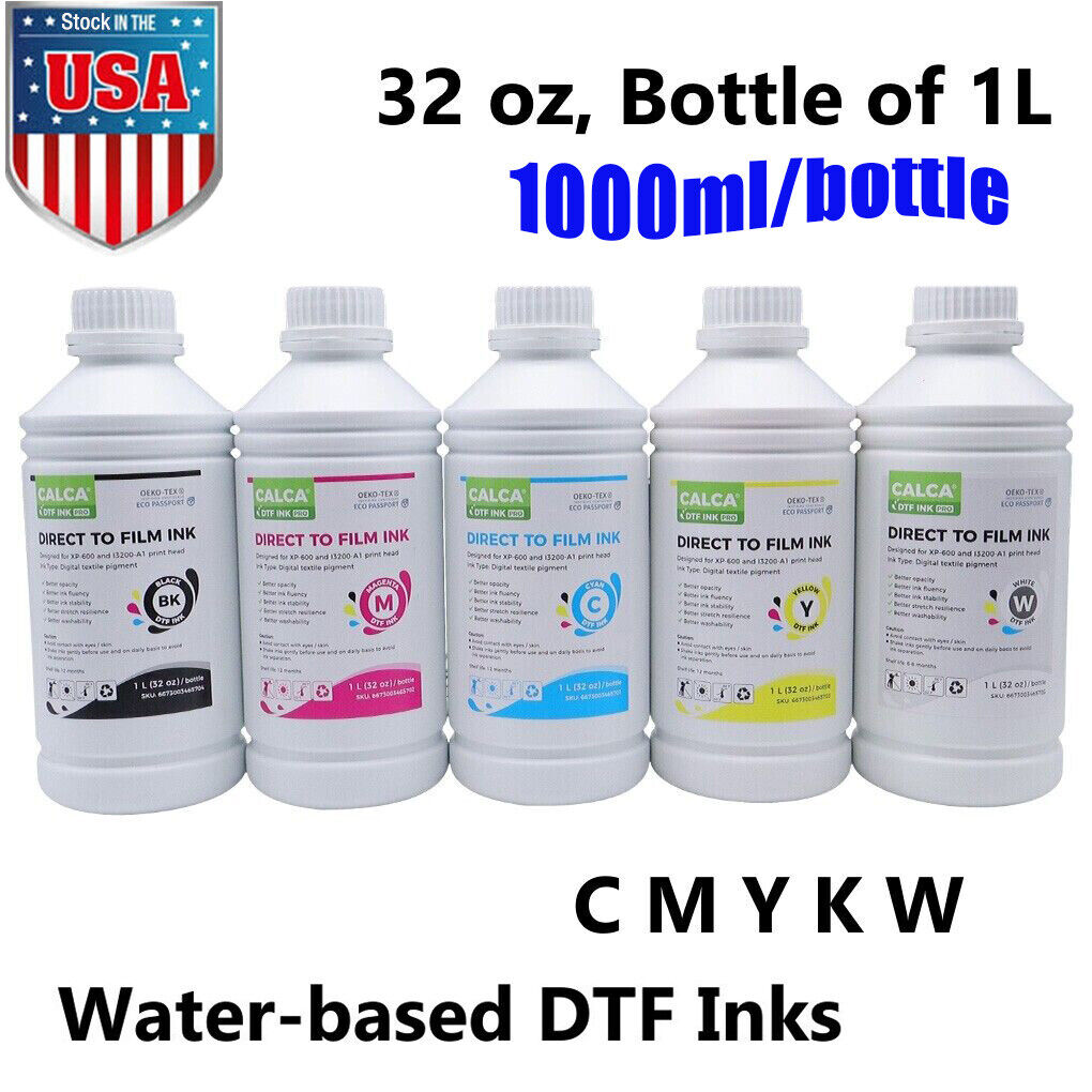 32oz Water-based DTF Ink PRO Direct to Transfer Film Ink for Epson Printheads