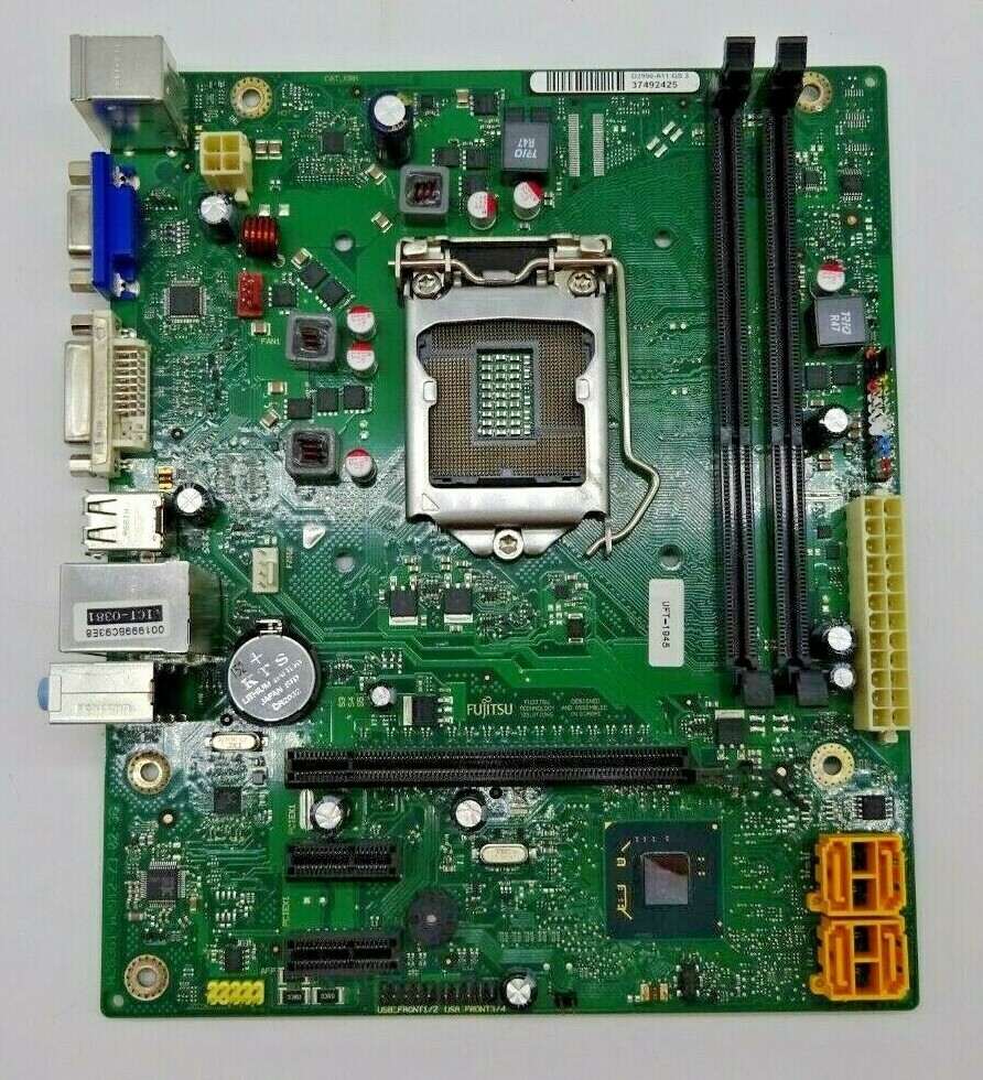 Fujitsu D2990-A11 GS3 - DDR3 - mATX - Socket LGA 1155 - with I/O Shield #M511