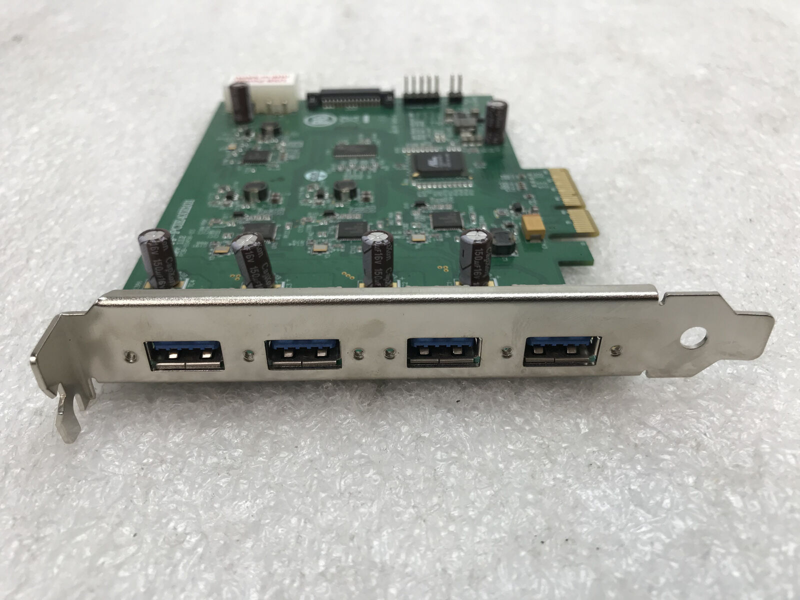 Quad Channel 4-Ports x4 USB 3.0 to PCI E Controller Card U3X4-PCIE4XE101