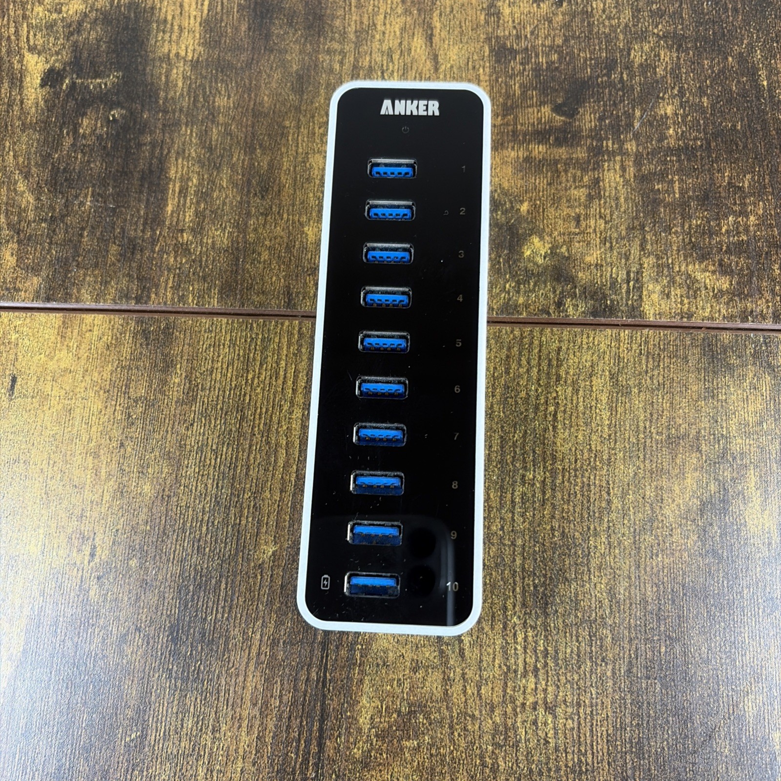Anker USB 3.0 Data Hub SuperSpeed 10 port Built In Charging Port AH231 No Cord