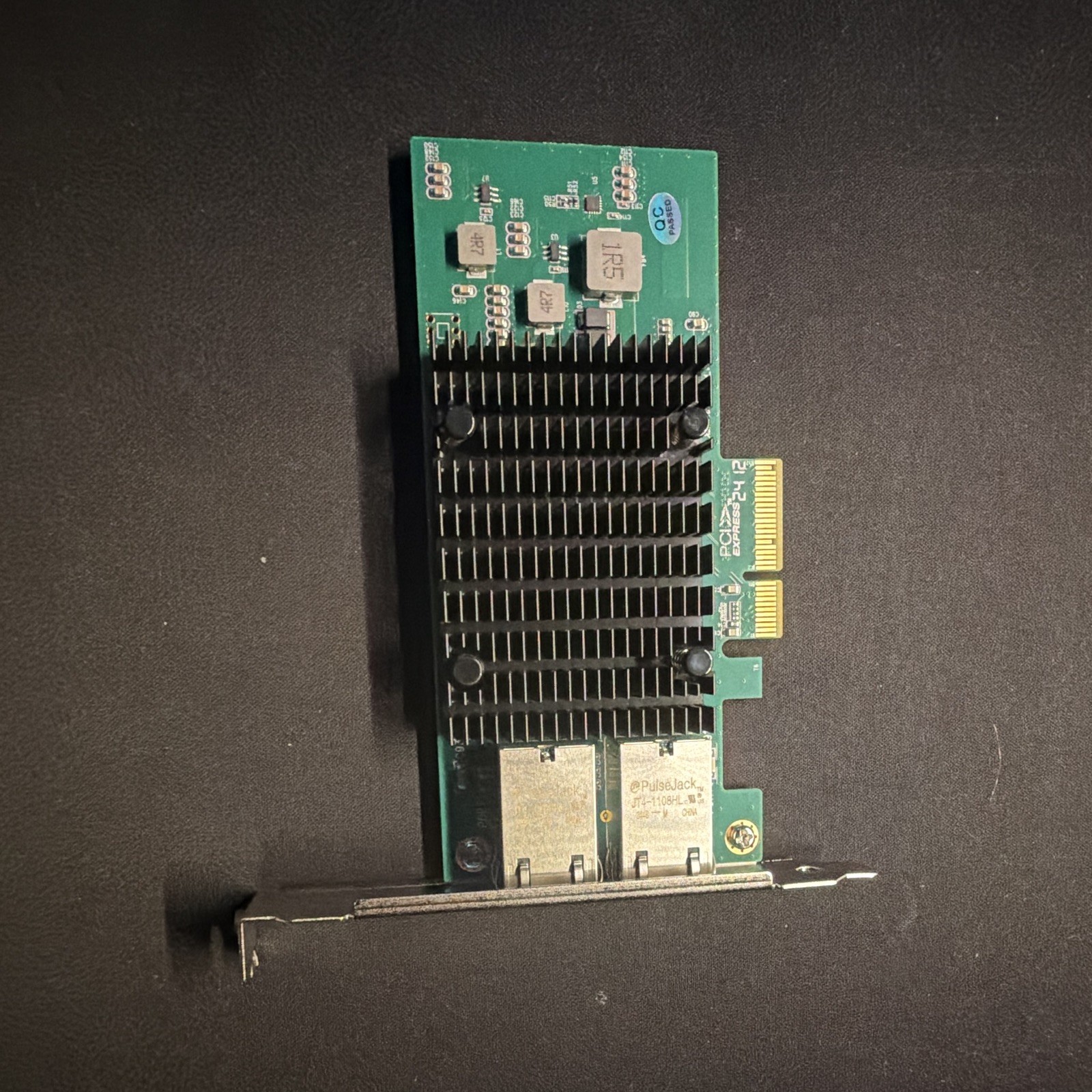 10Gb Network Card with X550-AT2 Chip, PCIe v3.0 x4, Dual RJ45 Port, 100M/1G/10G 