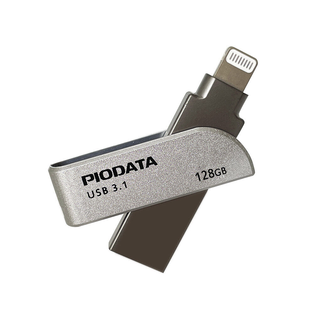 iXflash MFi 128GB iPhone iPad Flash Drive Memory Stick Storage Lightning USB-A