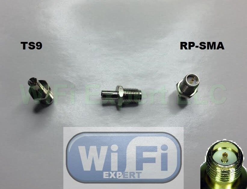 1 x RP-SMA To TS9 Antenna Adapter Converter RP SMA Jack to TS9 Plug Straight USA