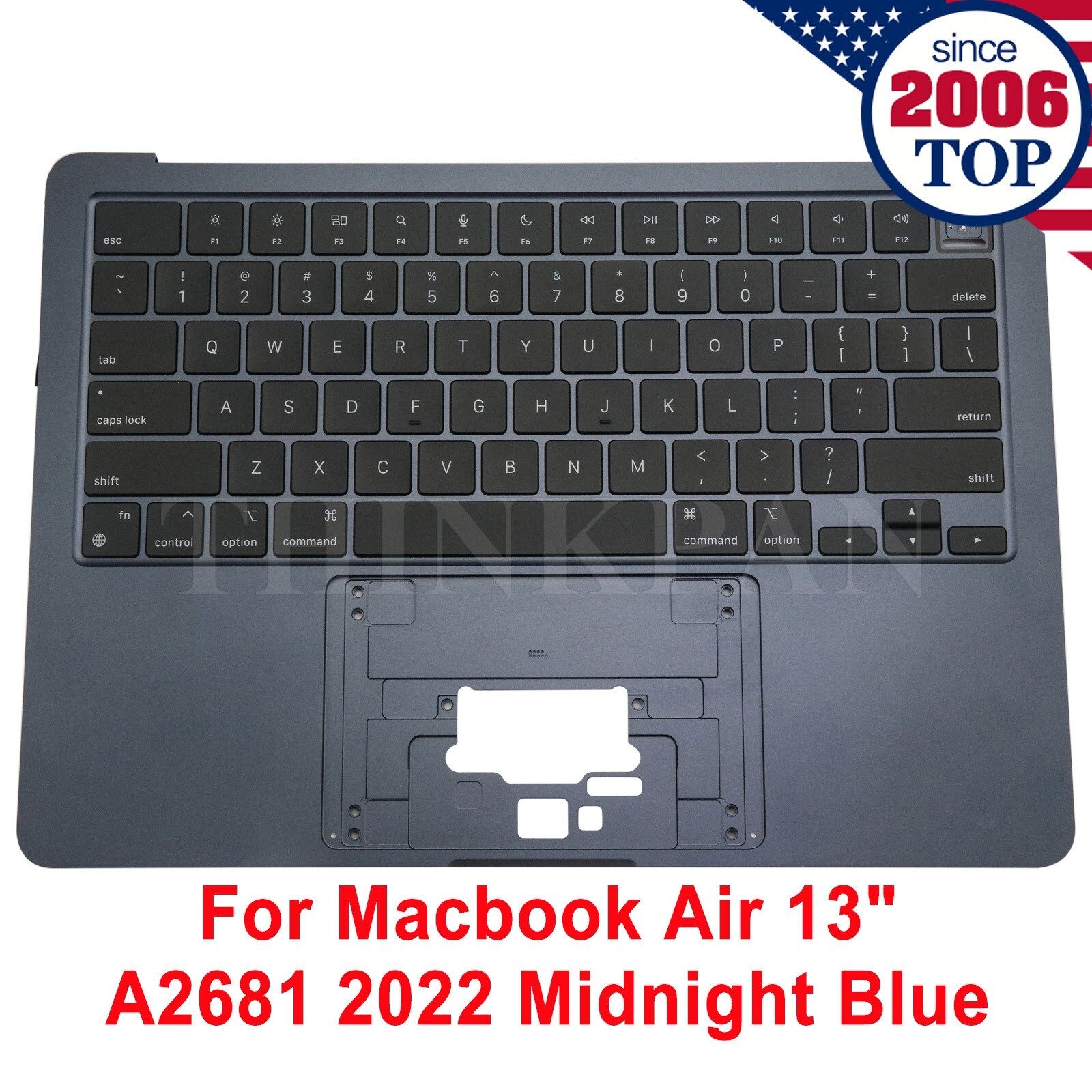 Top Case Palmrest + Keyboard For Macbook Air 13" M2 2022 A2681 Blue Grade A+