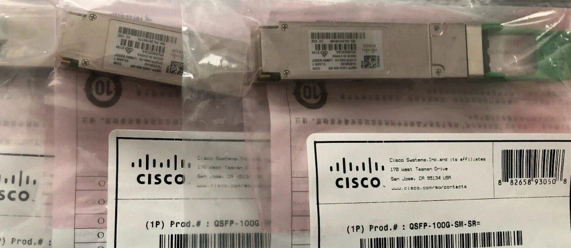 Cisco Genuine QSFP-100G-SM-SR NEW SEALED WIth HOLOGRAM