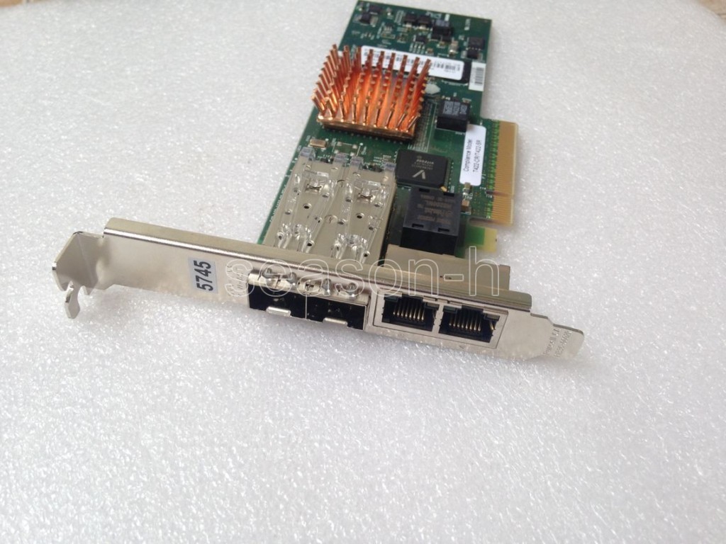 IBM 5745 00E0841 PCIe2 (x8) 4-Port Ethernet Adapter 2x 10GB SFP+ CCIN 2B43
