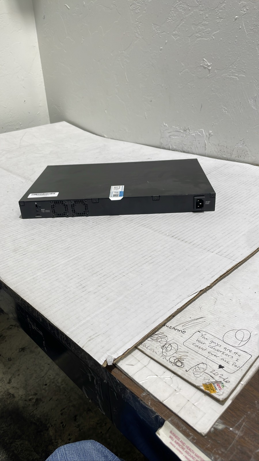 Dell X1052 E12W001 48-Port Gigabit 4xSFP+ 10GbE Managed Switch