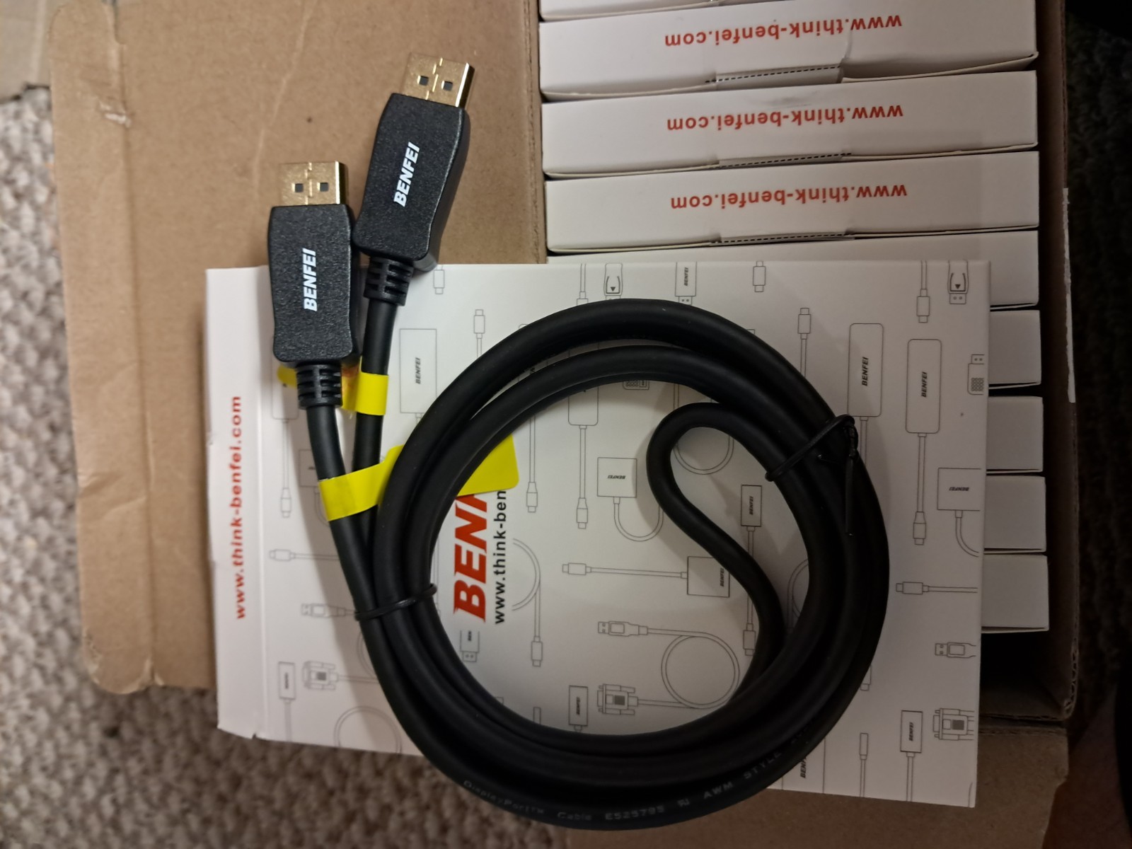  10 BENFEI DisplayPort to DP 4K 60Hz 3 Feet Cables, DisplayPort to Display New 