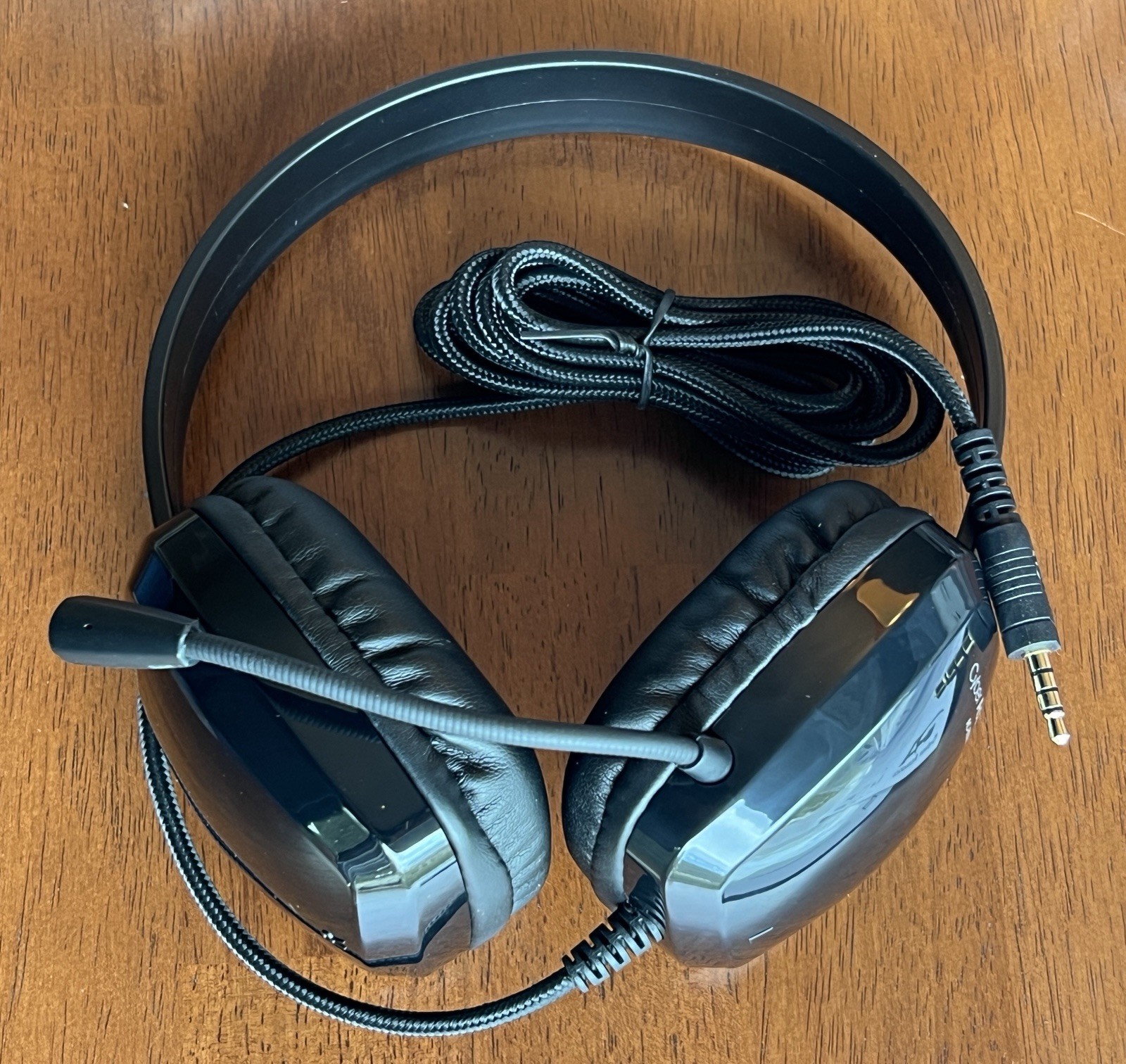 4-PACK Cyber Acoustics AC-6008 Stereo Headsets w/Single Plug, for Education, New