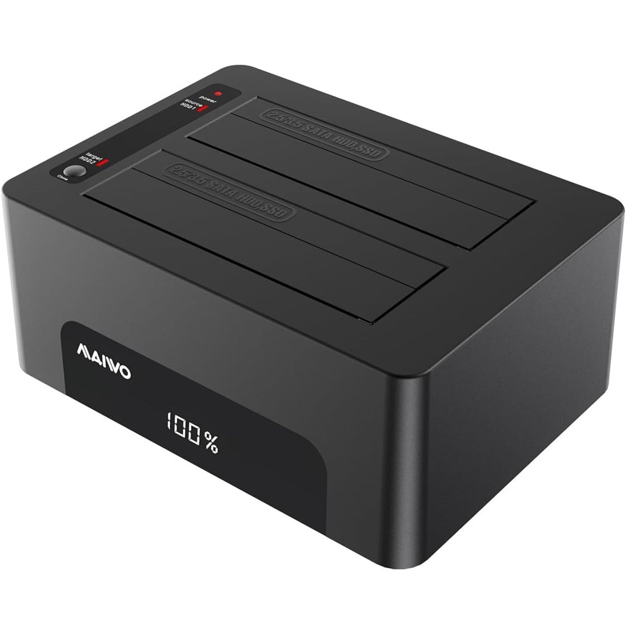 MAIWO Dual Bay Hard Drive Docking Station with Offline Clone for 2.5 3.5 Inch...