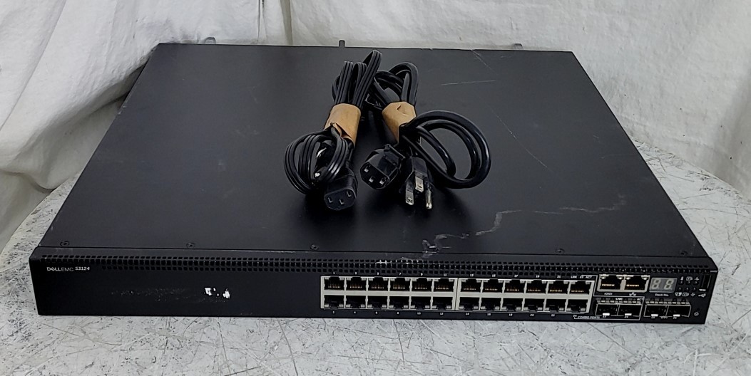 DELL EMC S3124 E07W Network Switch 24-Port 1GbE SEE NOTES