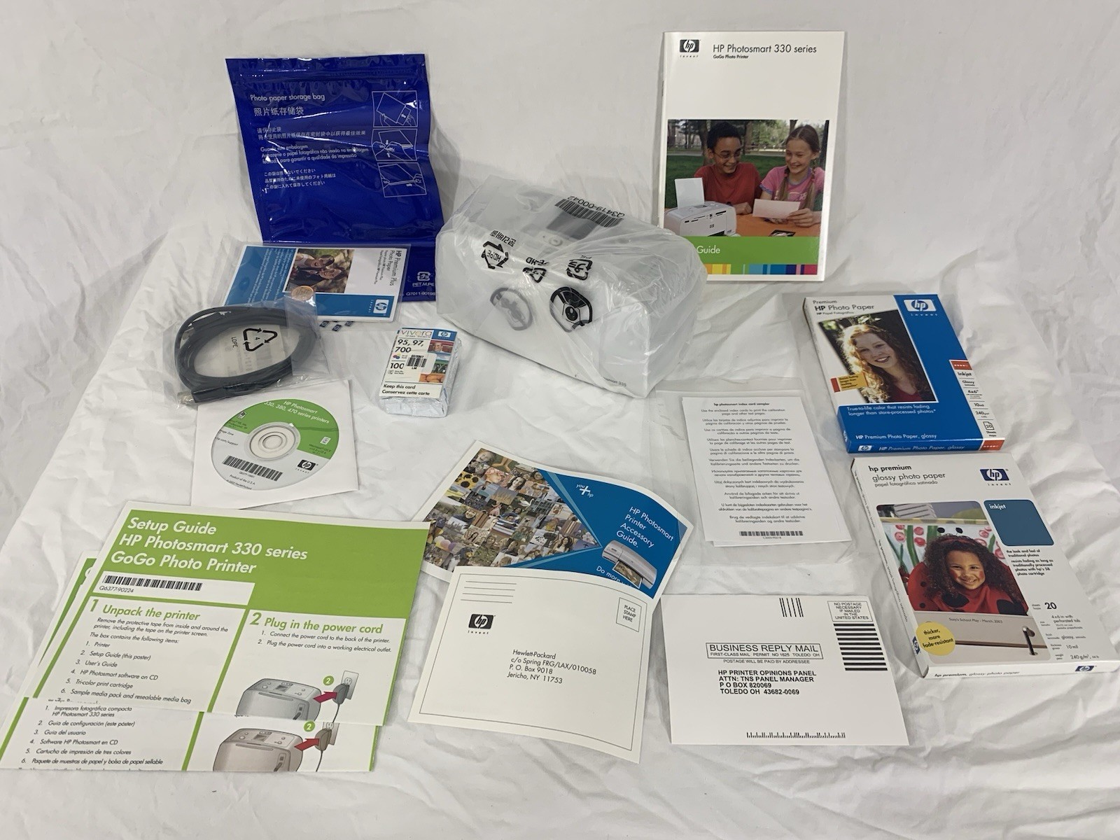 HP PHOTOSMART 335xi 4"x6" Photo Printer NEW IN OPEN BOX