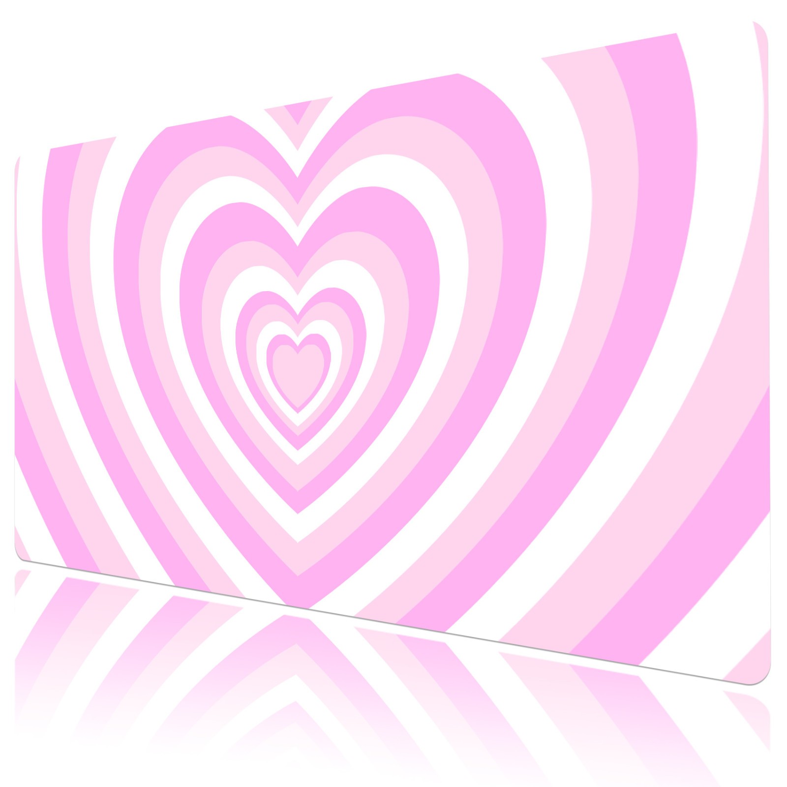 Modern Pastel Pink Heart Cute Desk Pad for Keyboard Desk Mat 31.5x15.7 inch