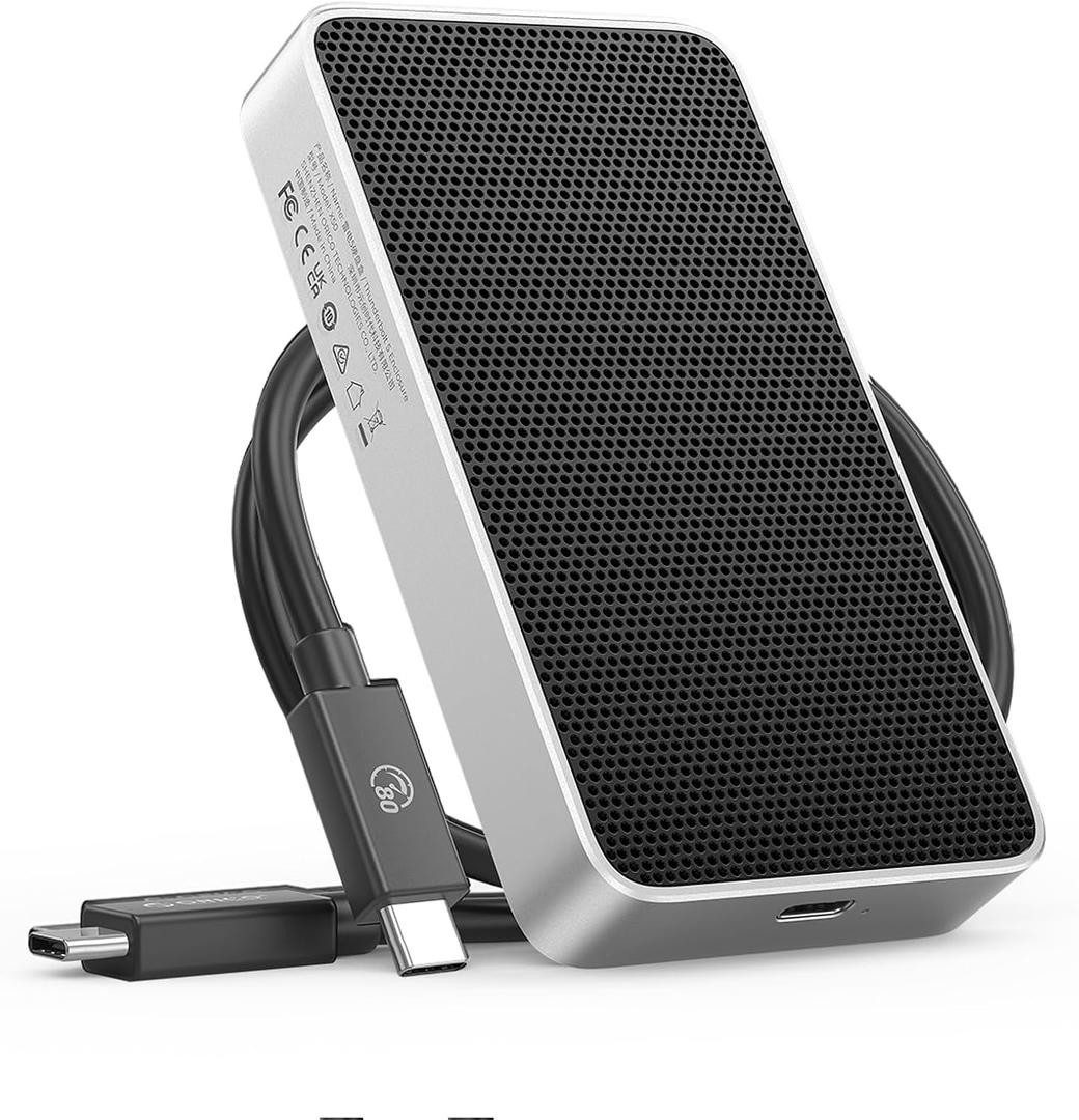 ORICO 80Gbps M.2 NVMe SSD Enclosure, Compatible with Thunderbolt 5/4/3/USB4