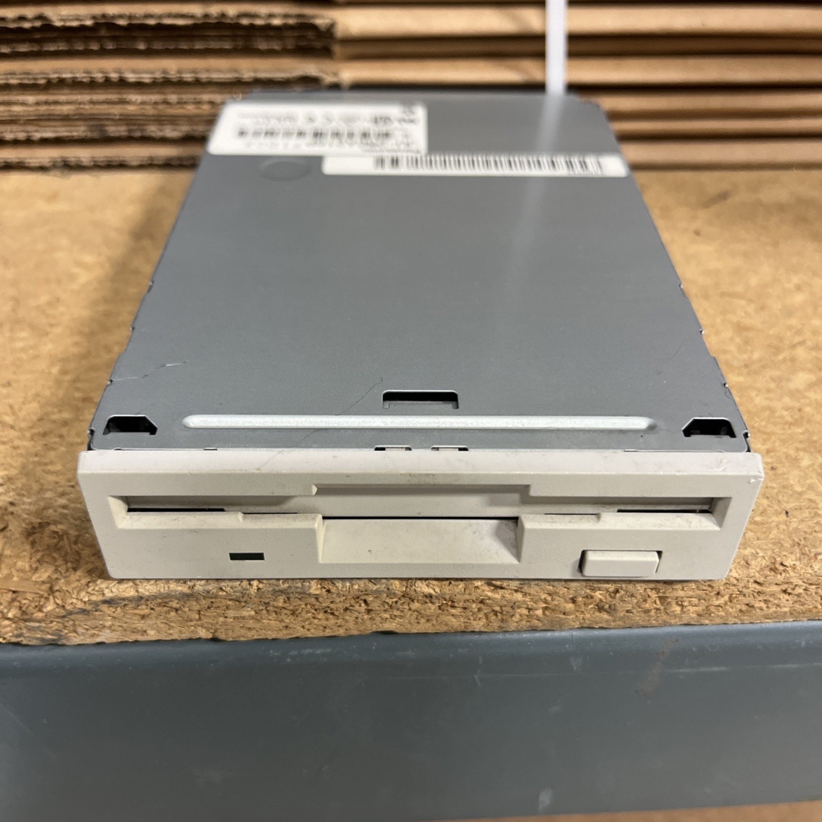 Panasonic 3.5" Floppy Disk Drive w/ Beige Bezel (Model JU-256A216P) - Vintage