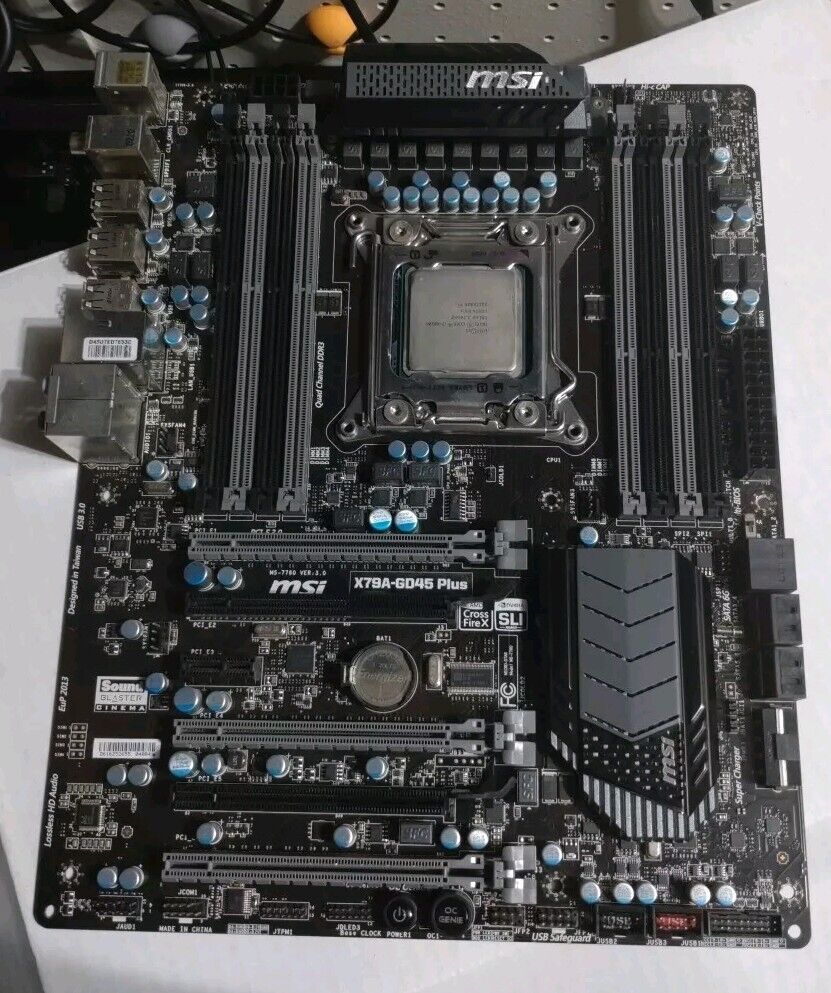 (UNTESTED) MSI X79A-GD45 Plus Motherboard, Intel i7 4820k