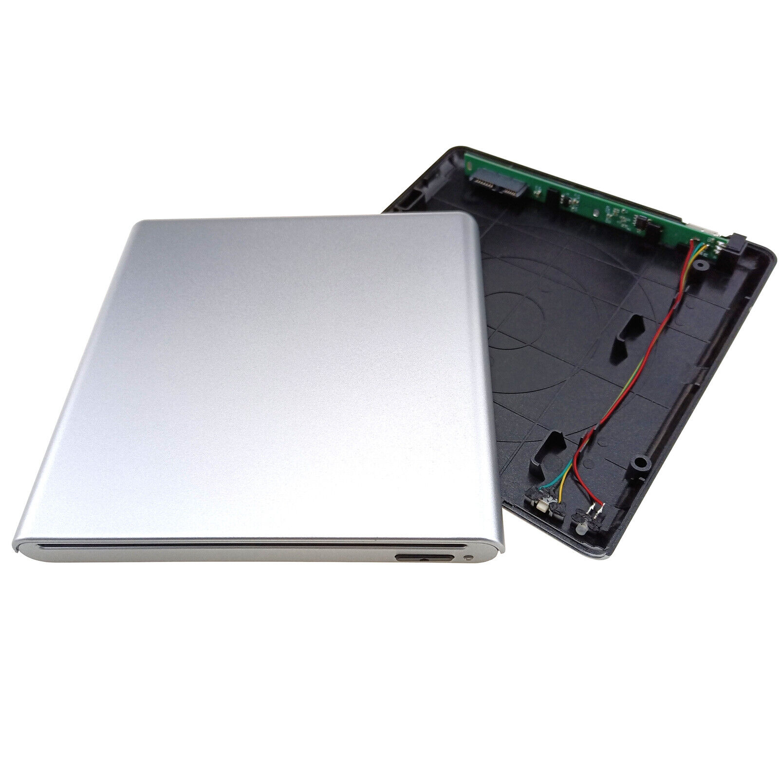 USB 3.0 Slot Load Enclosure 9.5mm DVD Burner SATA Internal Optical Drive Casing