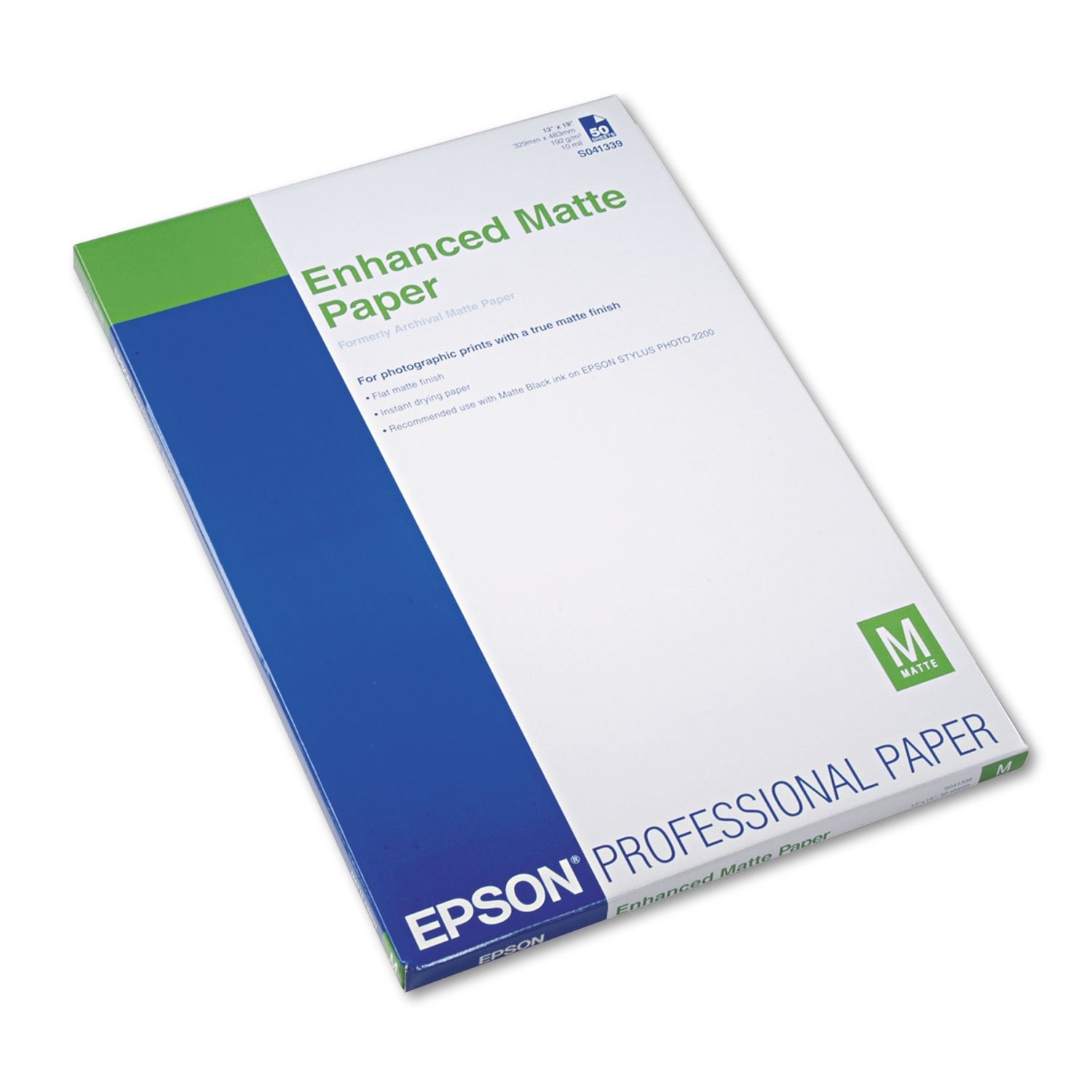 Epson Ultra Premium Matte 17 x 22 Inch Presentation Paper Office Product