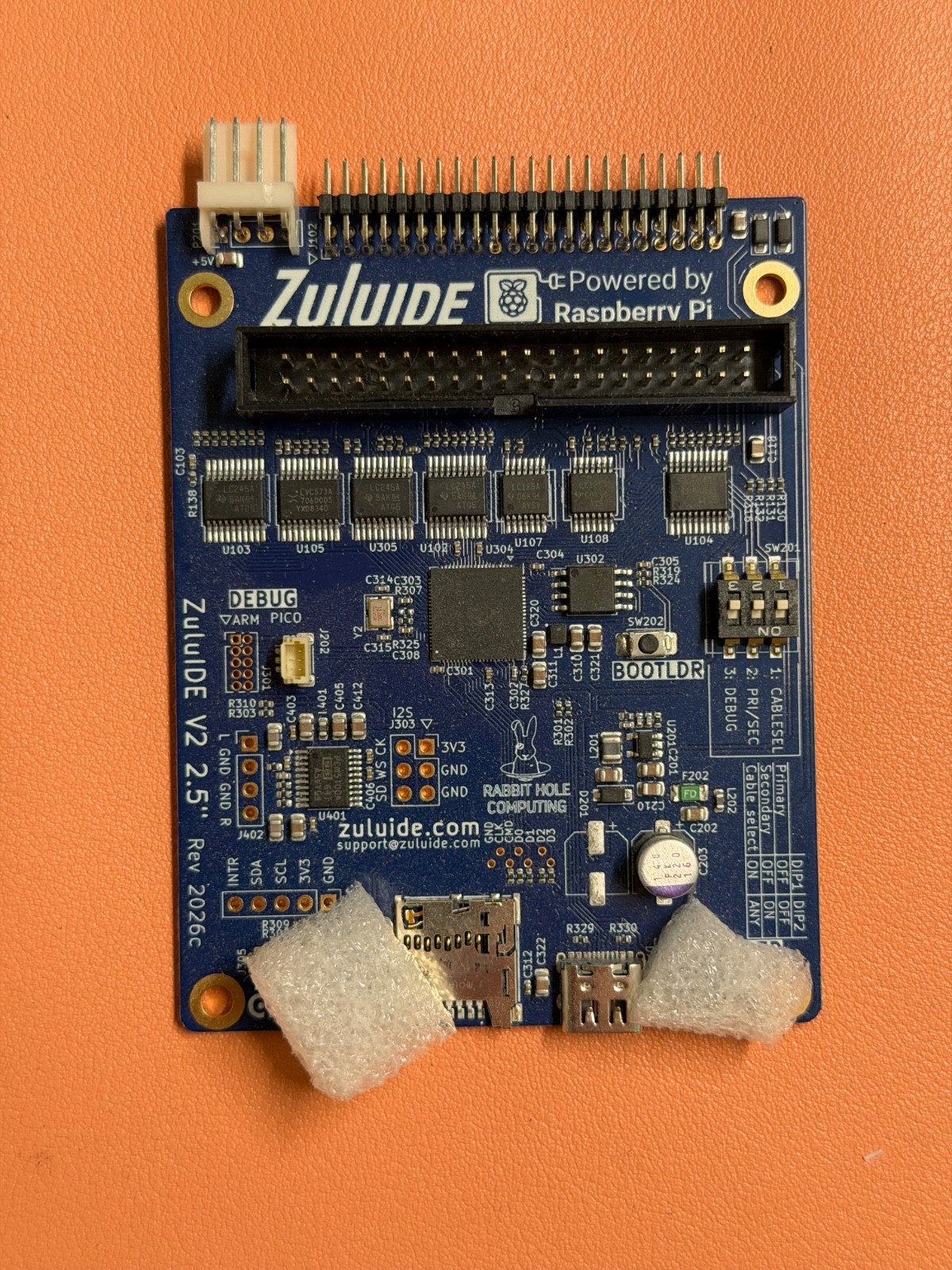 ZuluIDE V2 Hybrid 2.5"/3.5" ATAPI CD-ROM Optical Disc Emulator (ODE)