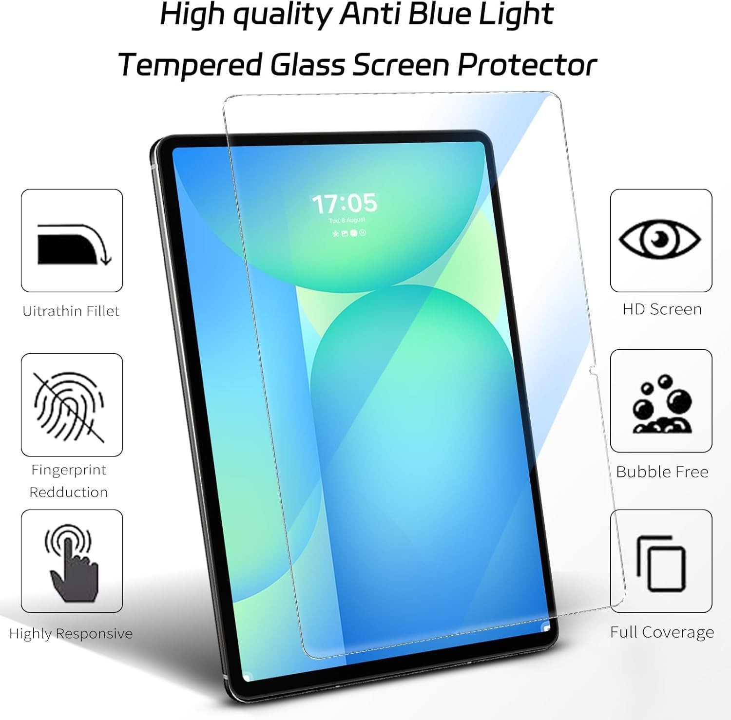 For New Samsung Galaxy Tab A11+ Plus (11 inch) Screen Protector Tempered Glass