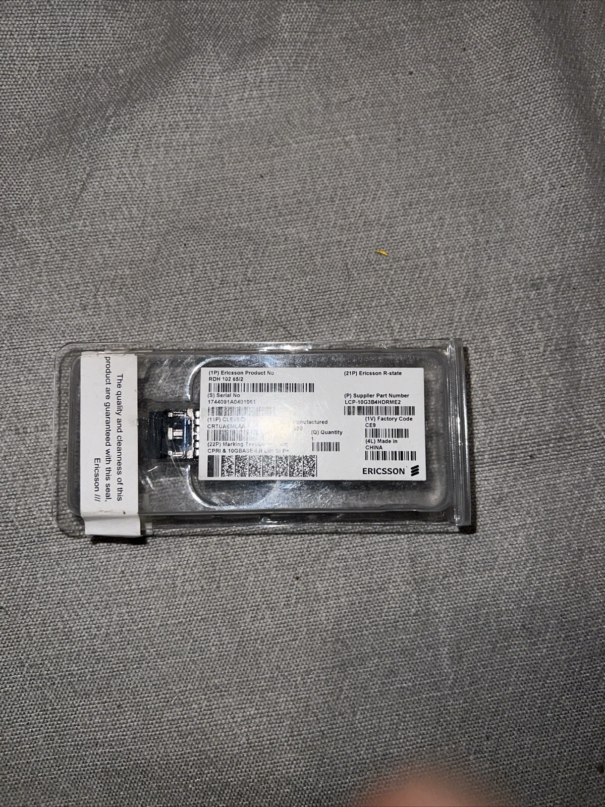 Ericsson RDH10265/2 Optical Transceiver Module