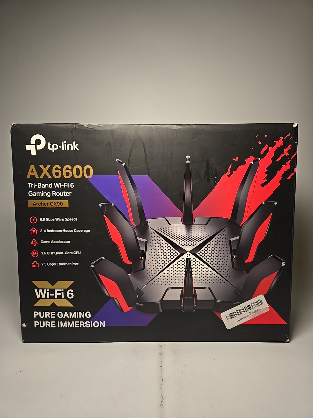 TP-Link Archer GX90 Tri-Band Wi-Fi6 Gaming Router
