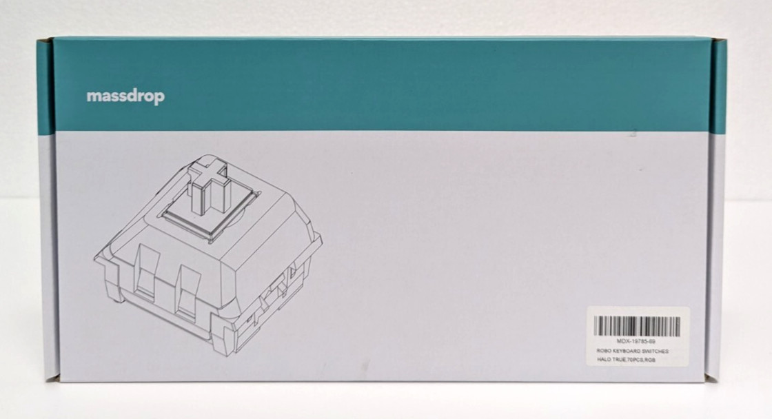 Massdrop  Kailh Halo True Mechanical Keyboard Switches Tactile 70 Pack