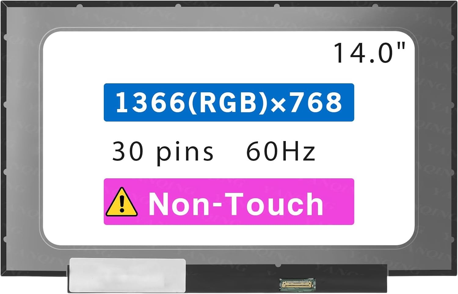 LCD Screen for ASUS L410 L410M L410MA WXGA 30Pin Non-Touch Display