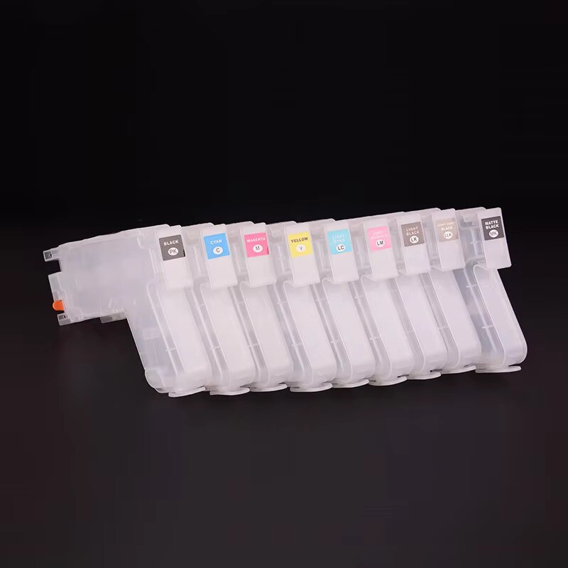 For SC P800 Printer: 9 Colors 280ML Empty Reusable Ink Cartridges T8501-T8509