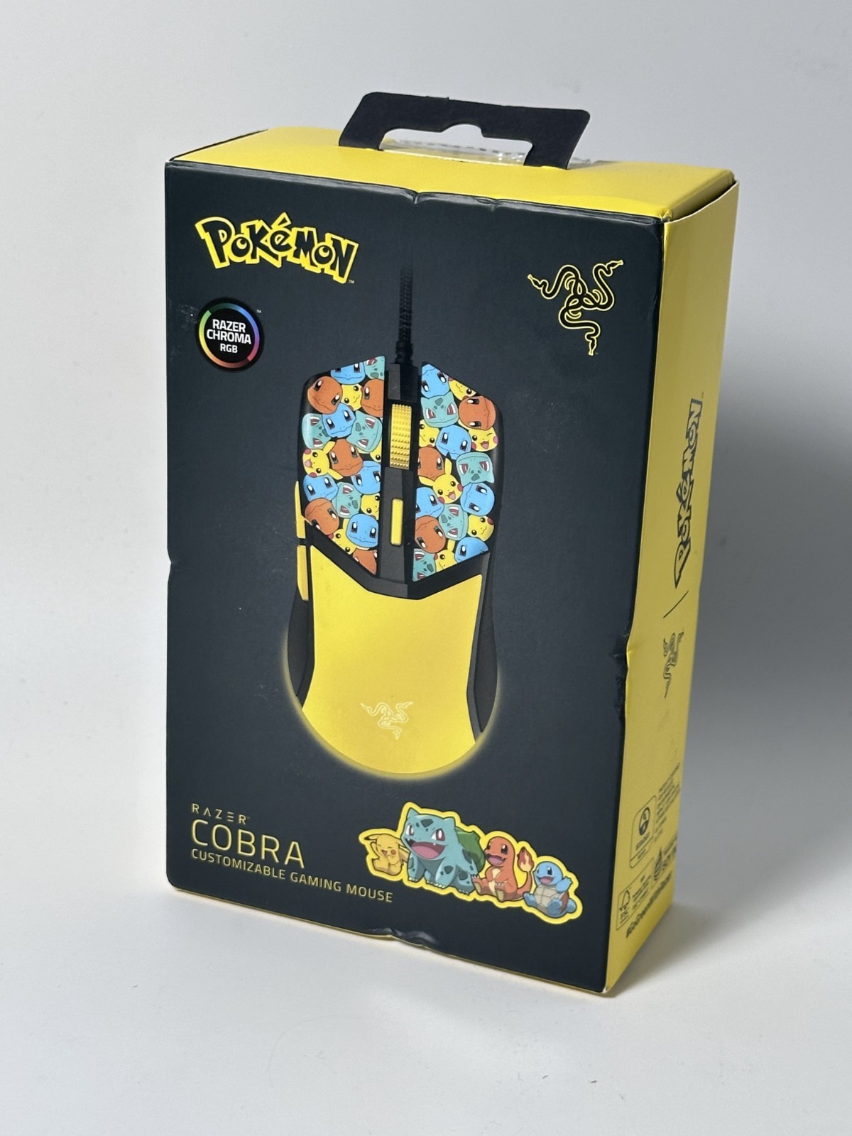 NEW Razer - Cobra Lightweight Optical Gaming Mouse Wired - Pokémon Edition