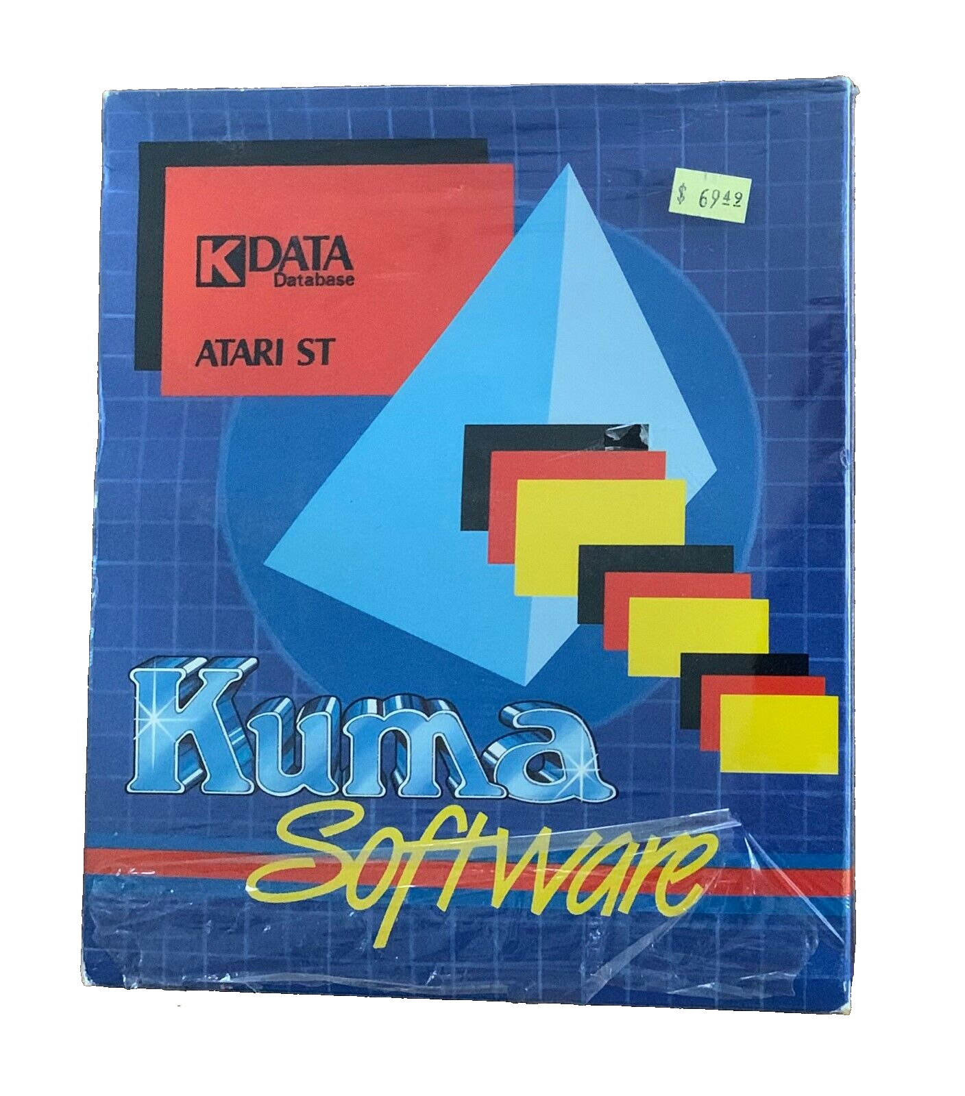 NEW/SEALED ATARI ST Kuma Software K-DATA GEM database Word STe VTG COMPUTER 80s