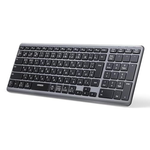 UGREEN Wireless Keyboard Bluetooth &amp 2.4G USB-C Rechargeable Wireless Thin