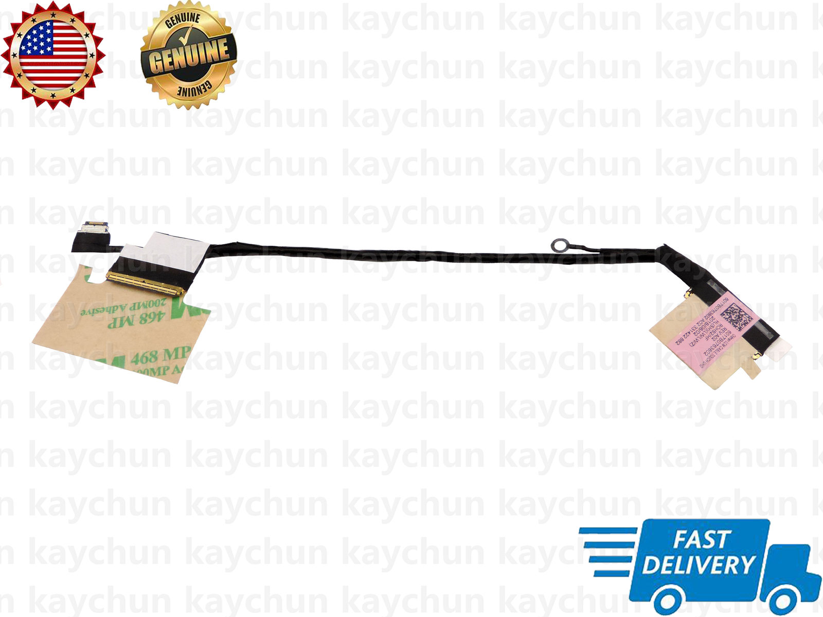 Original 6017B0763802 LVDS LCD Video Display Screen LCM Cable Touch UHD 40pin