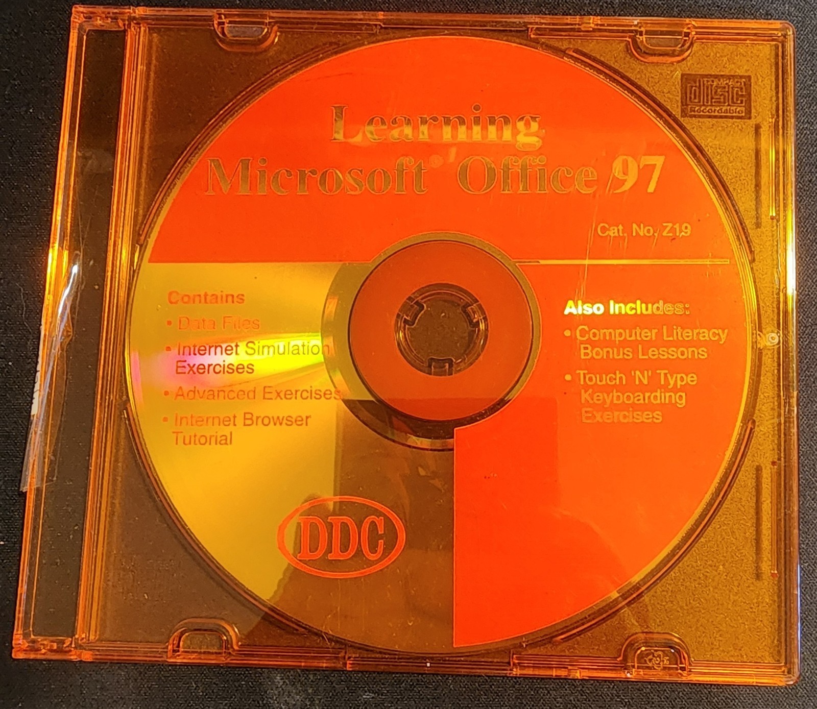 Vintage Learning Microsoft Office 97 CD DDC