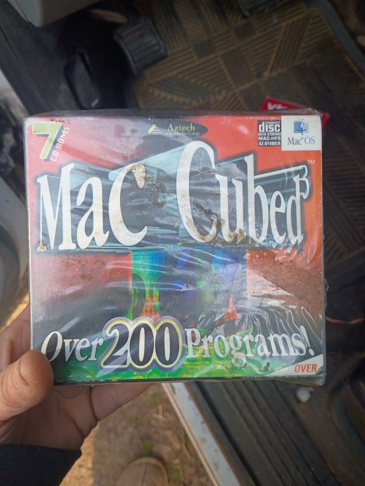 Vintage MaC Cubed 3 Software CD Set Mac OS Aztech Over 200 Programs Sealed