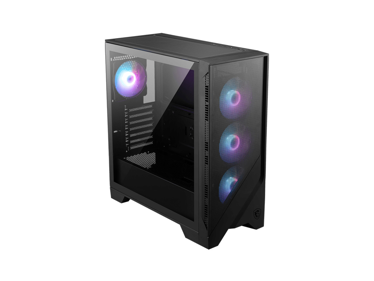 MSI MAG FORGE 321R AIRFLOW Black Computer Case, 2xUSB 3.2 Gen 1, 4x120mm ARGB
