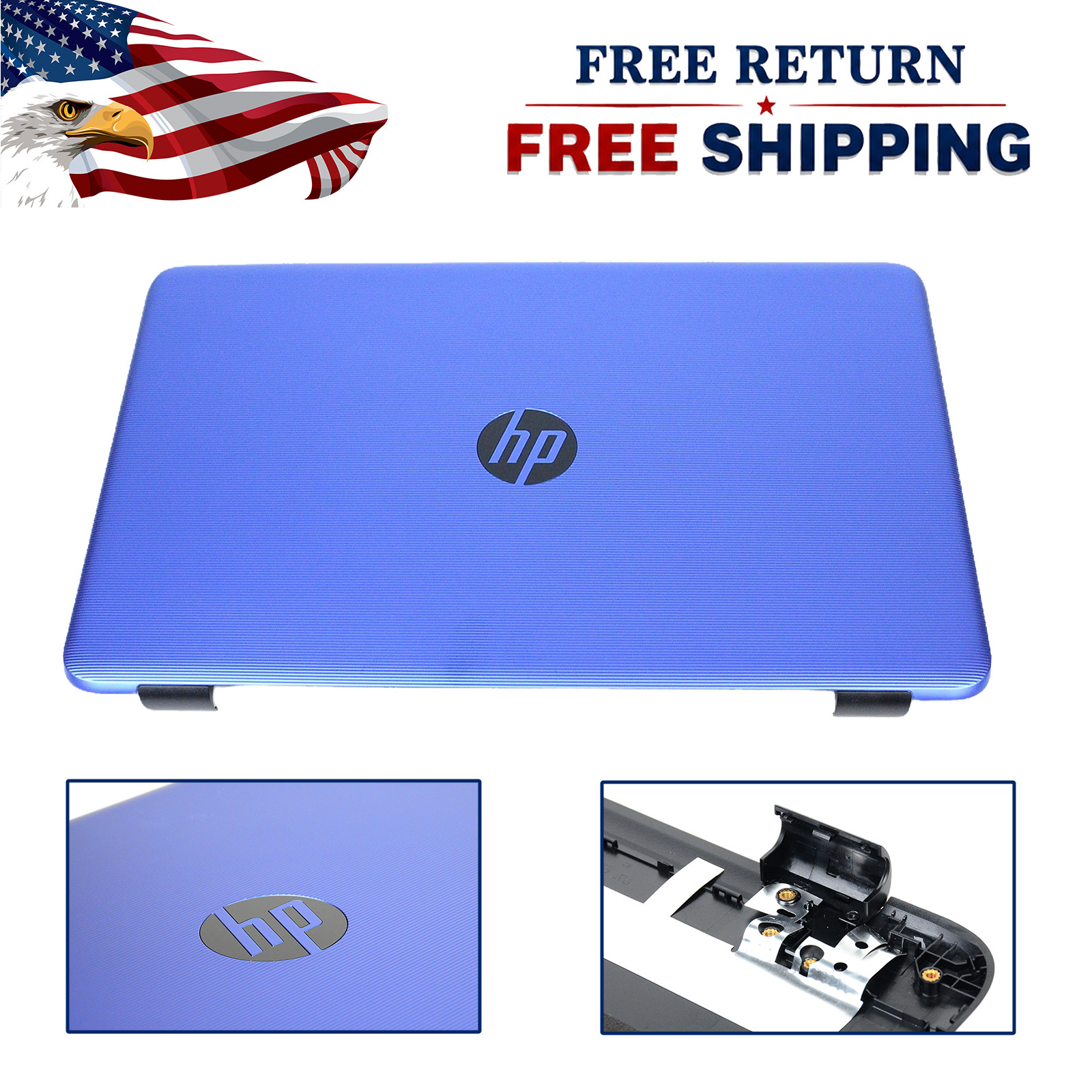New Blue LCD Back Cover Lid for HP 17-AY 17-BA 17-X 17X 17Y 270G5 856596-001