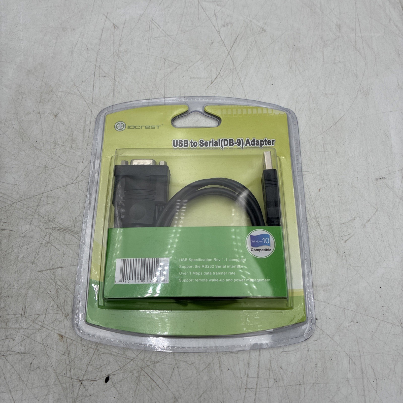 Iocrest USB to Serial (DB-9) Adapter NOS READ