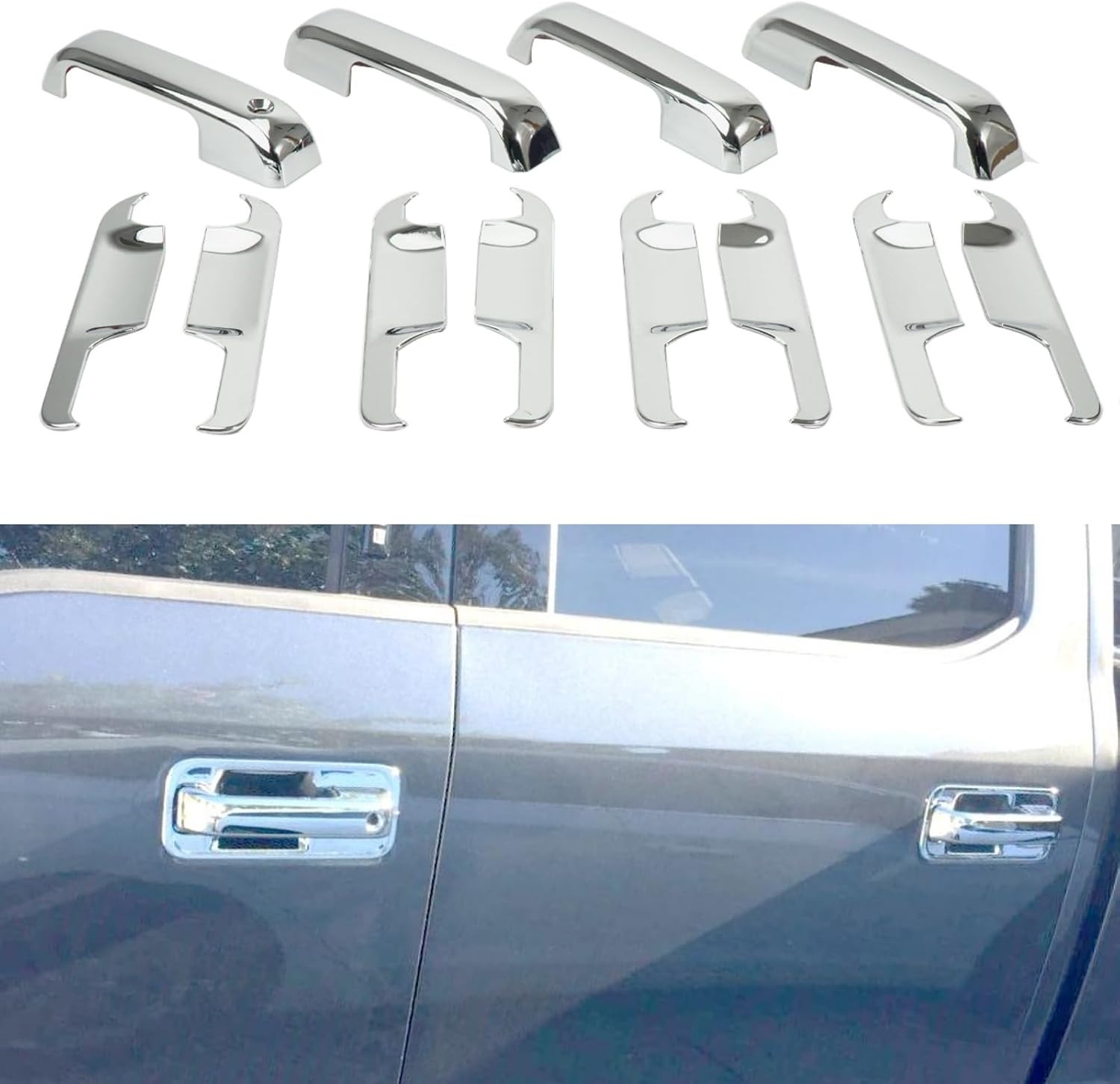 Chrome Door Handle Cover for 2015-2020 Ford F150