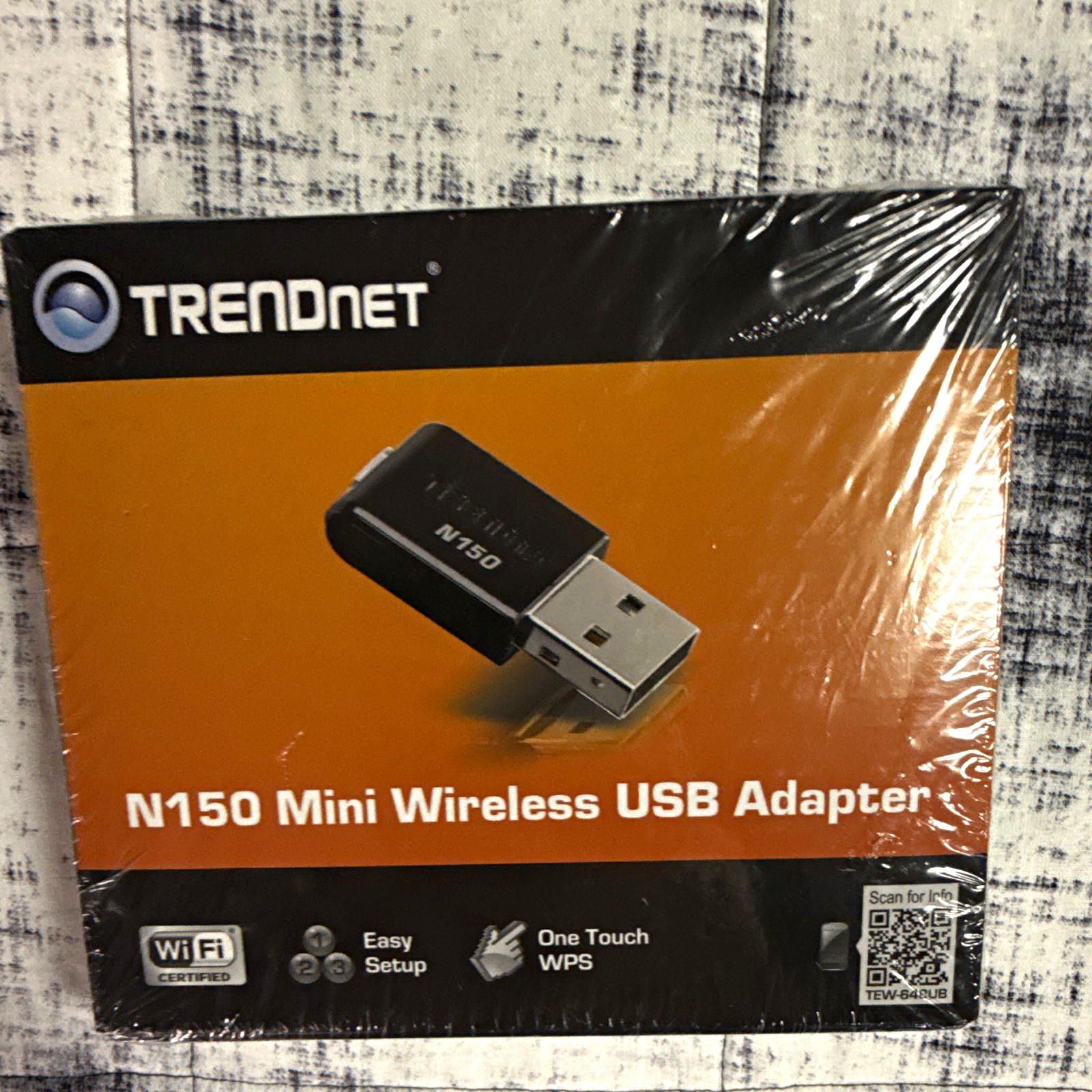 TRENDnet N150 150Mbps Mini Wireless USB 2.0 Adapter TEW-648UB WPS PC