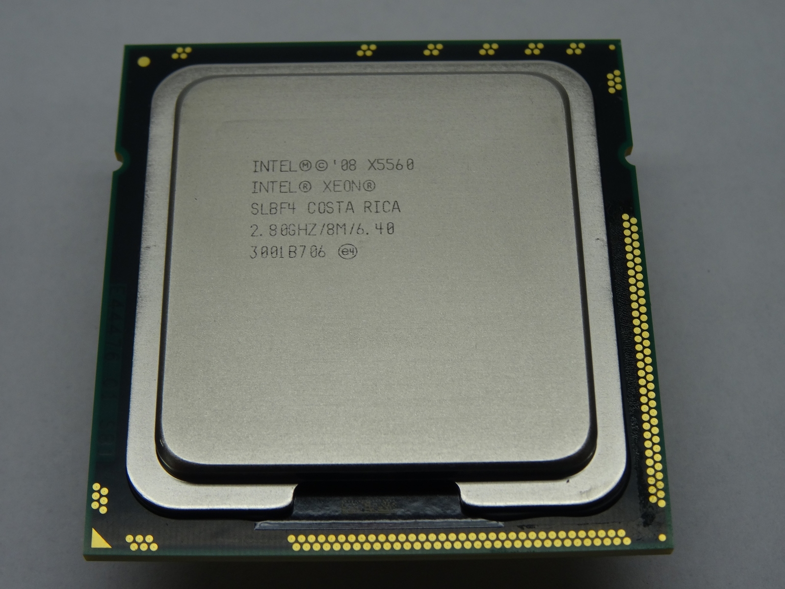 INTEL XEON X5560 2.8GHZ QUAD CORE 5MB CACHE SOCKET 1366 SLBF4