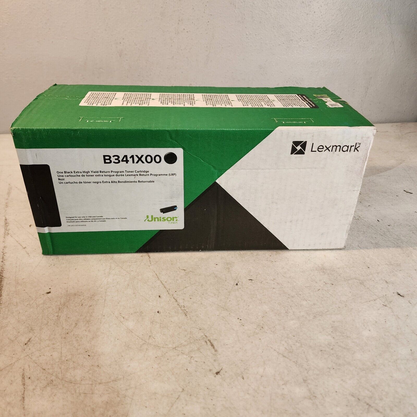 Lexmark B341X00 Black Extra High Yield Cartridge Genuine New OEM Sealed Box