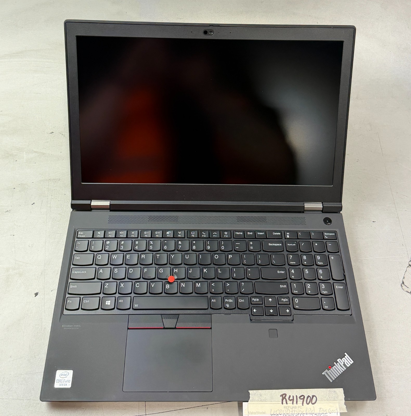 (Lot of 2) Lenovo Thinkpad P15 T14 G1 i5 & i7-10TH GEN / MIX RAM /NO SSD -RL6727