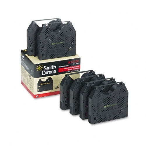 Smith Corona SL 480 Typewriter Ribbons - SMC SL480 Cartridges (6 Pack)