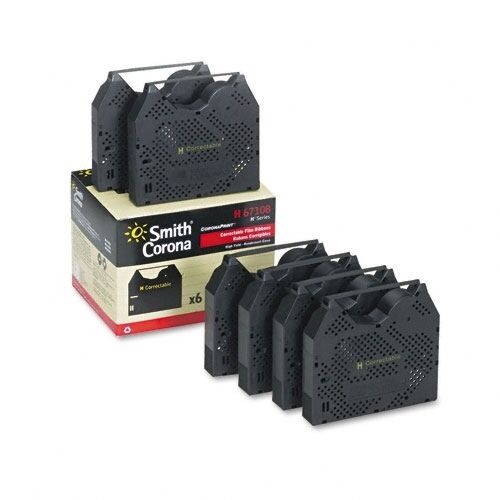 Smith Corona XE 1630 Typewriter Ribbons - SMC XE1630 Cartridges (6 Pack)