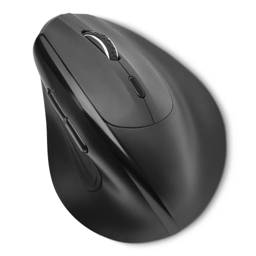 Amazon Basics Wireless Mouse Vertical Design 6 Buttons Right-Handed Medium to