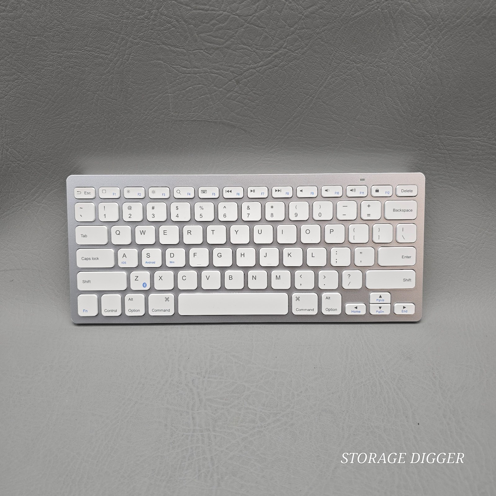 Anker A7726 Ultra Compact Slim Wireless Keyboard Silver White QWERTY Standard