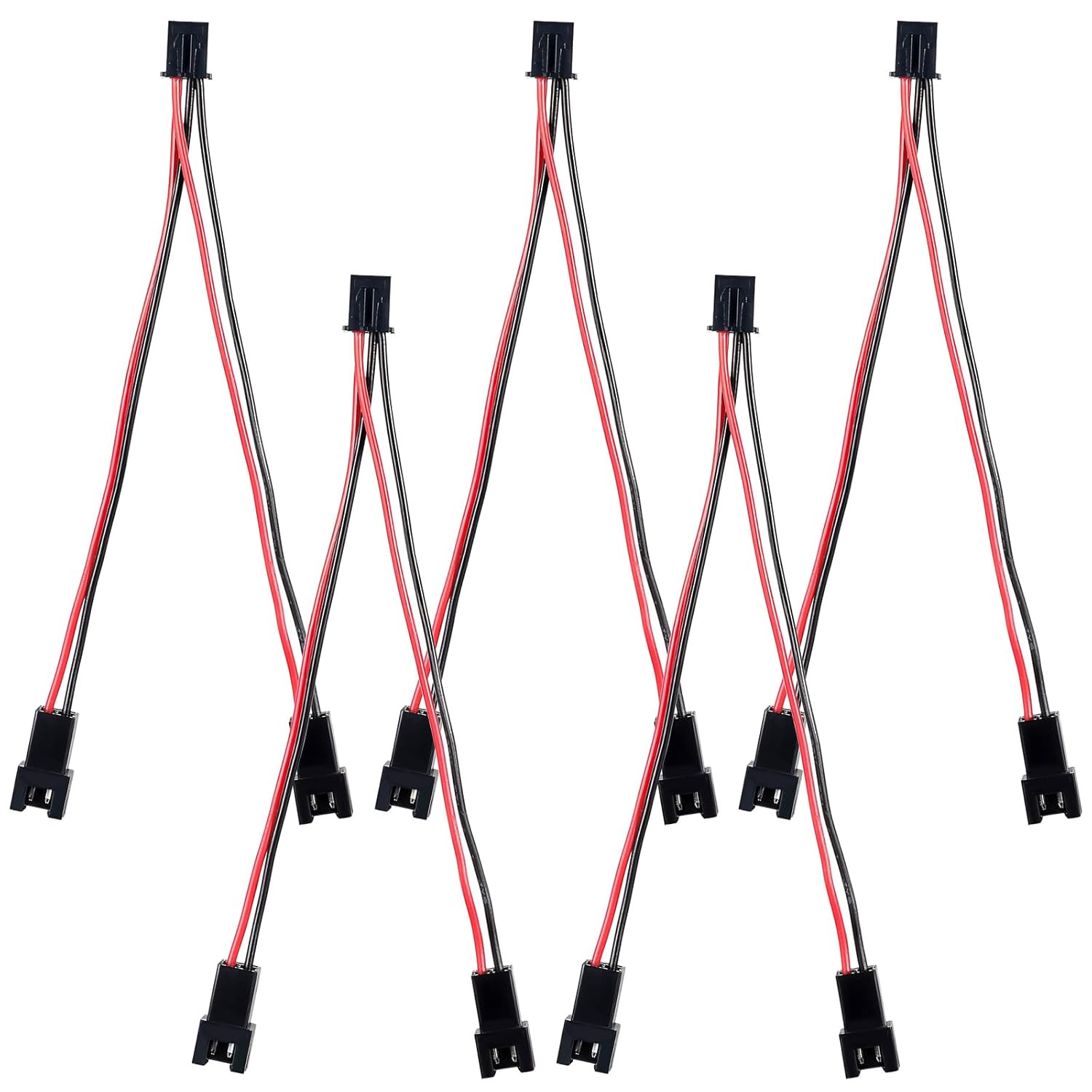 5 Pcs 3D Printer Mainboard Y Splitter JST SM 2 Pin Motherboard Cooling Fan